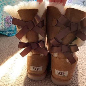 UGG women’s boots with bows